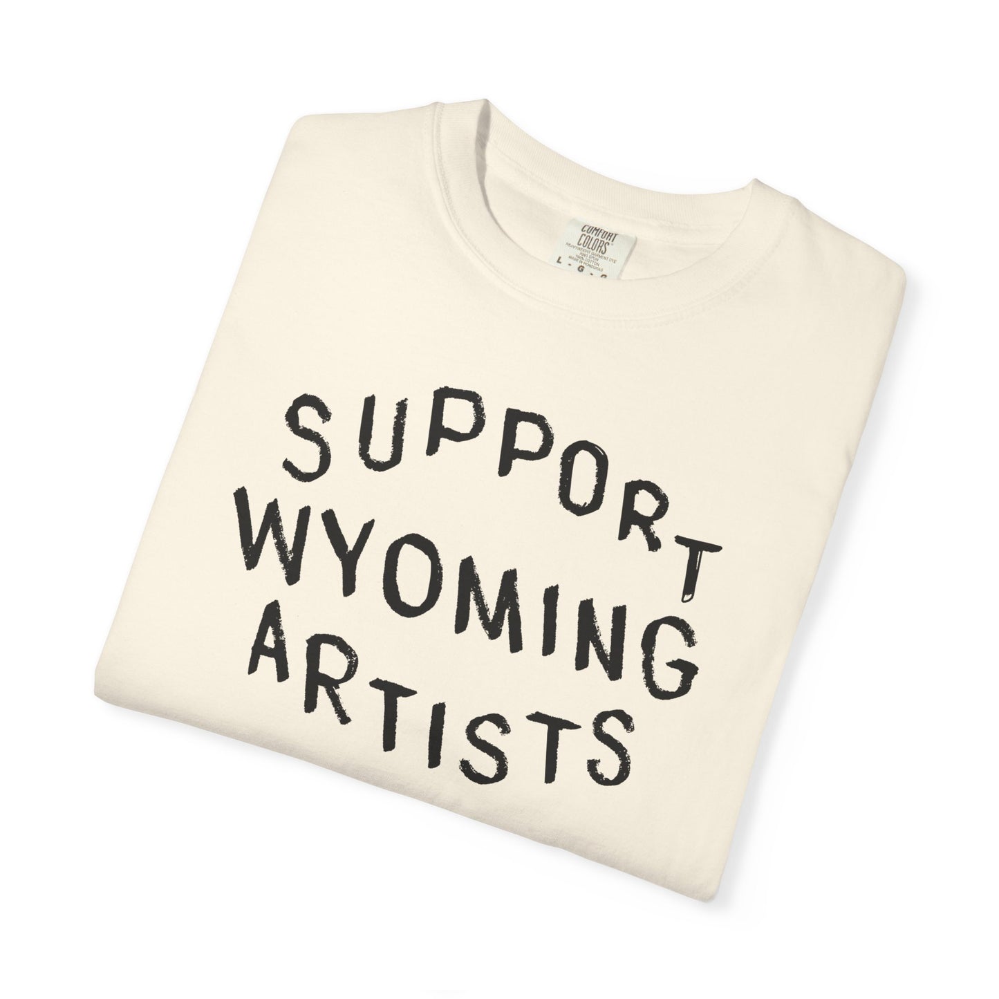 Support Wyoming Artists – Calligraphy Tee
