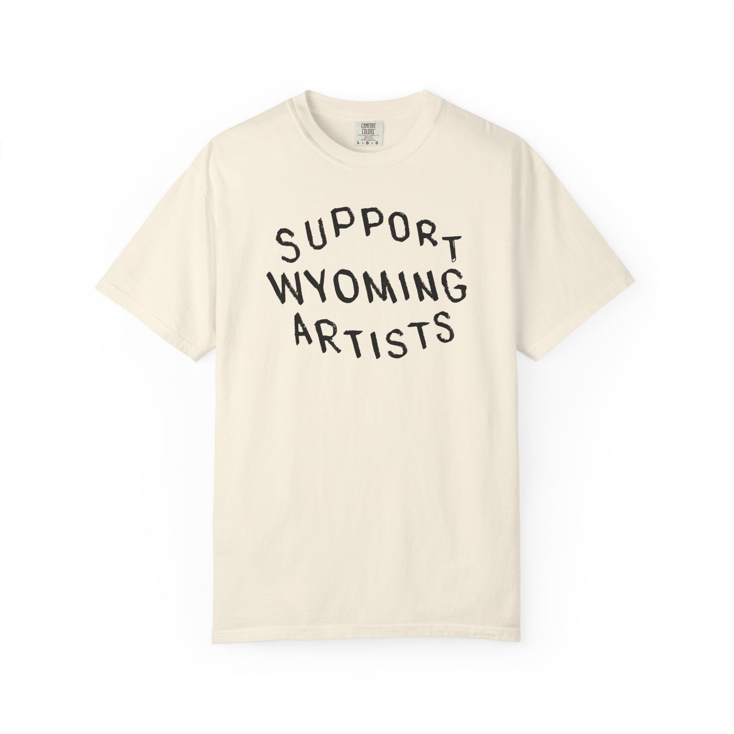 Support Wyoming Artists – Calligraphy Tee