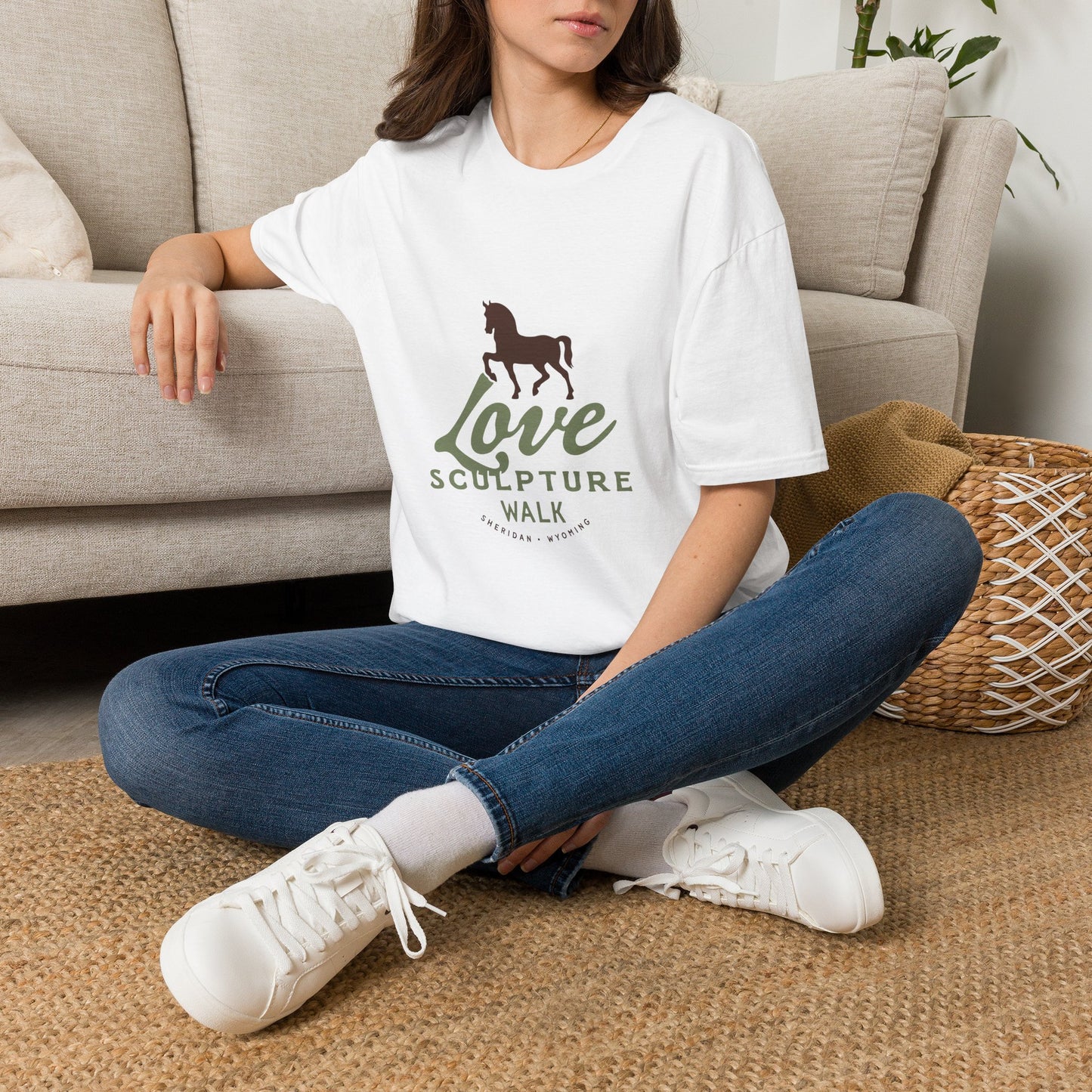 Love Sculpture Walk T-Shirt