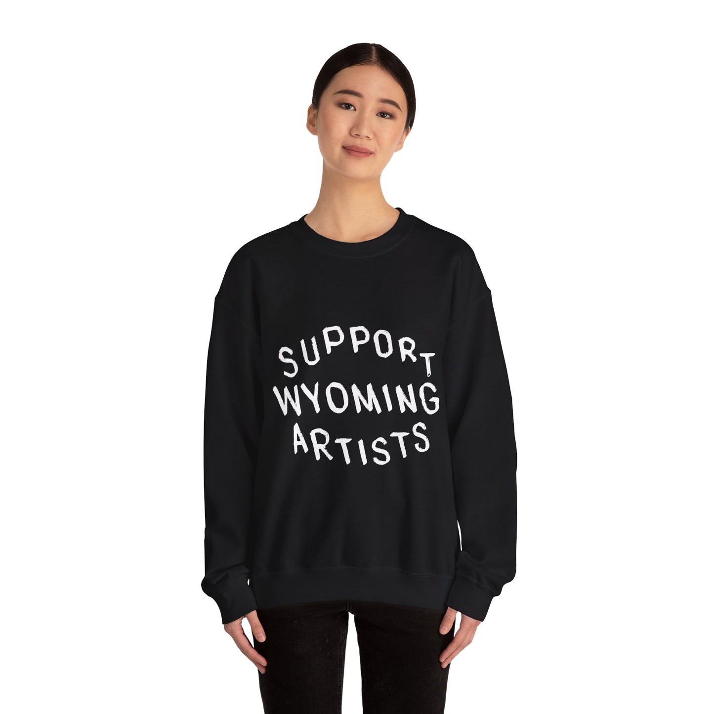 Support Wyoming Artist Crewneck Sweatshirt