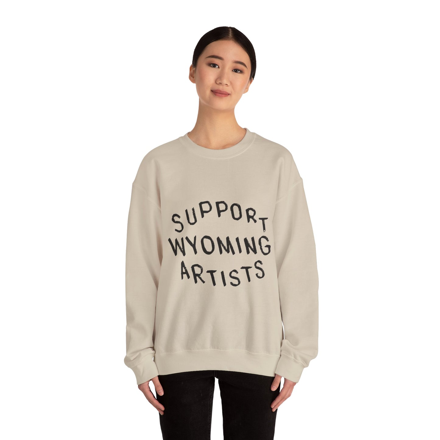 Support Wyoming Artist Crewneck Sweatshirt