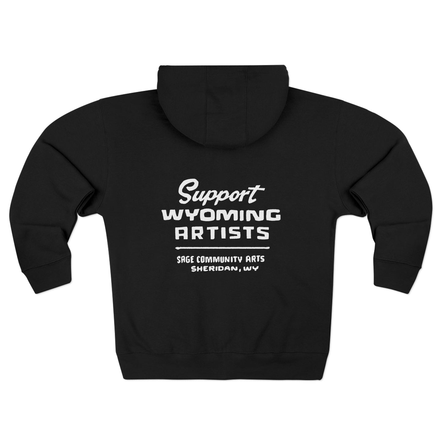 Support Wyoming Artists Zip Hoodie