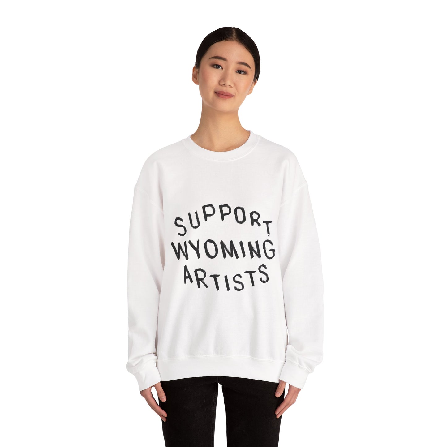 Support Wyoming Artist Crewneck Sweatshirt