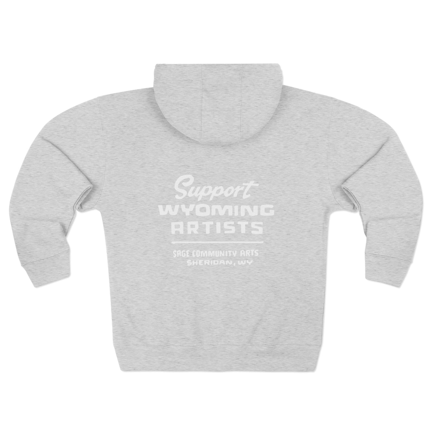 Support Wyoming Artists Zip Hoodie