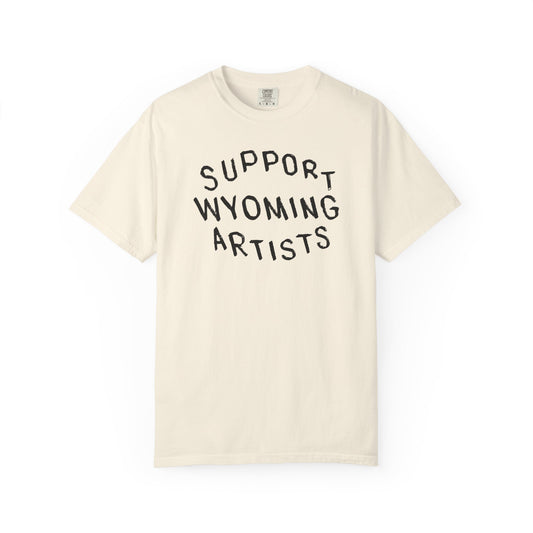 Support Wyoming Artists – Calligraphy Tee