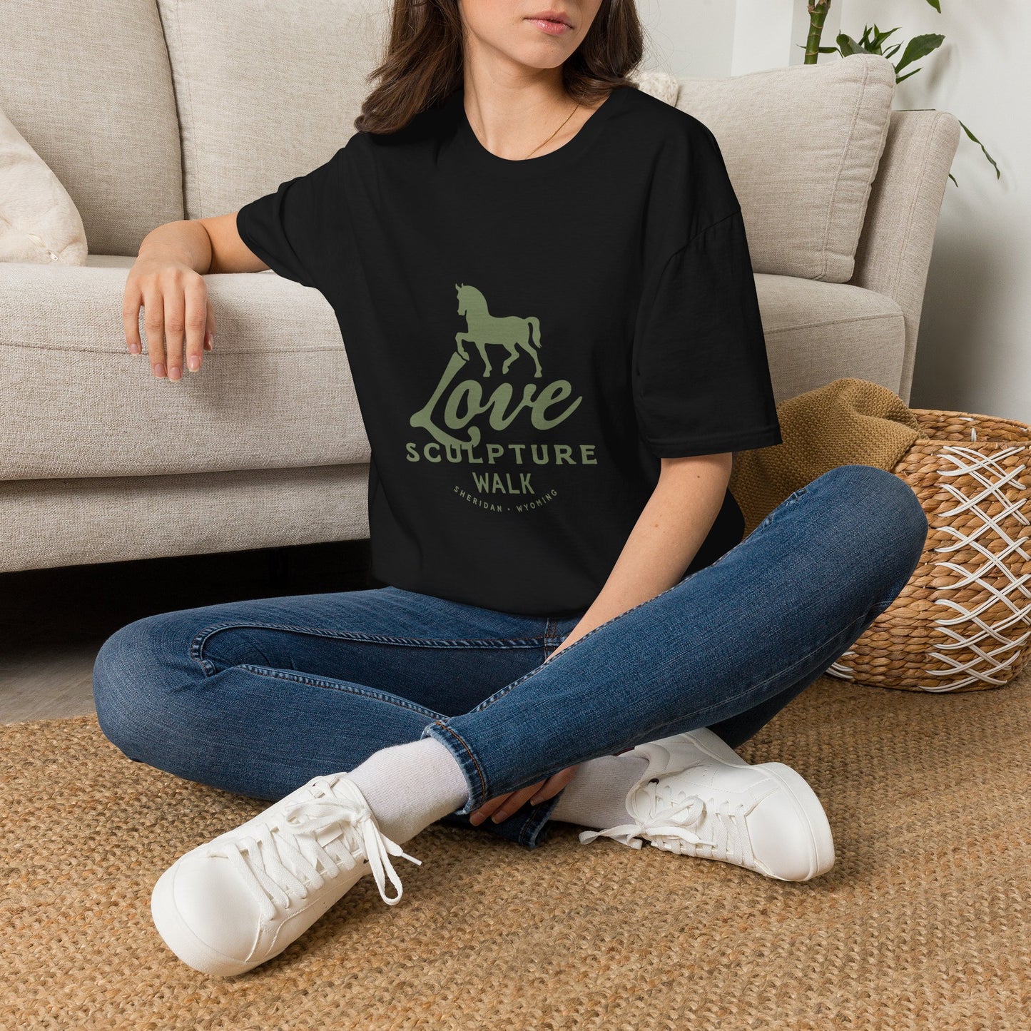Love Sculpture Walk T-Shirt