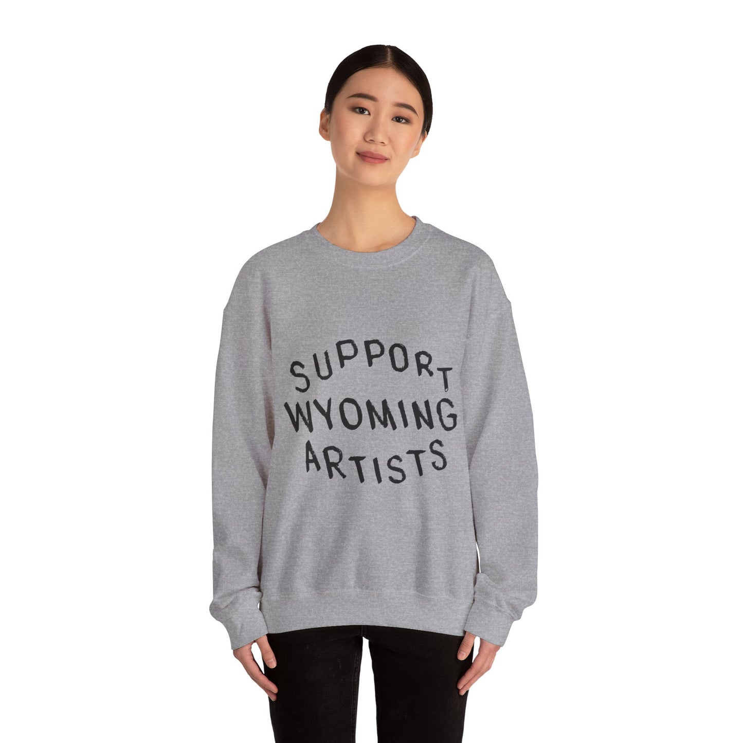 Support Wyoming Artist Crewneck Sweatshirt