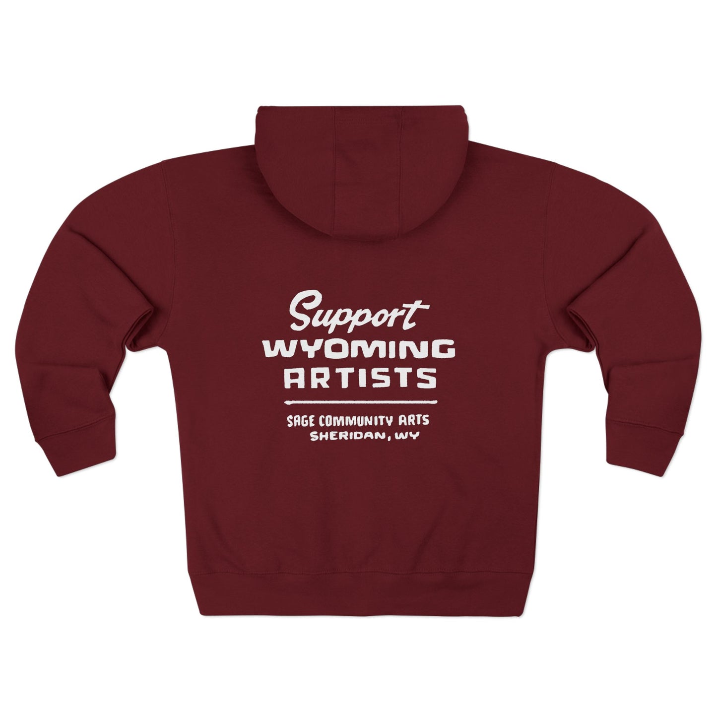 Support Wyoming Artists Zip Hoodie